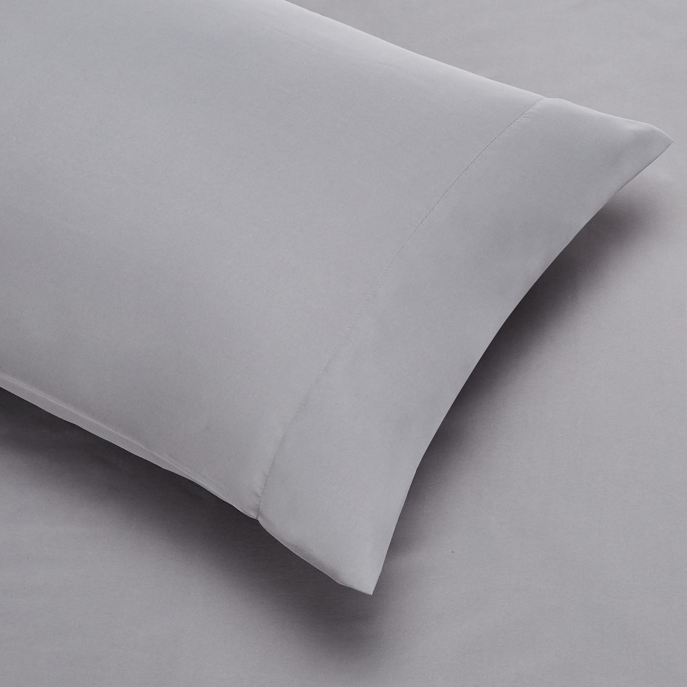 Amazon Basics pillowcase 20 x 30 helps keep pillows clean and breathable
