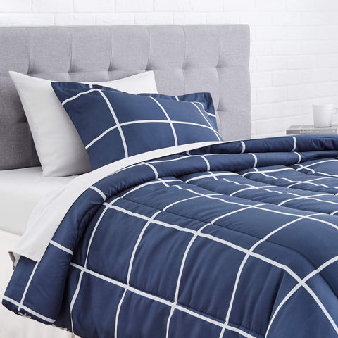 Pillowcase 20x30 inches from Amazon Basics twin bedding set for complete look.
