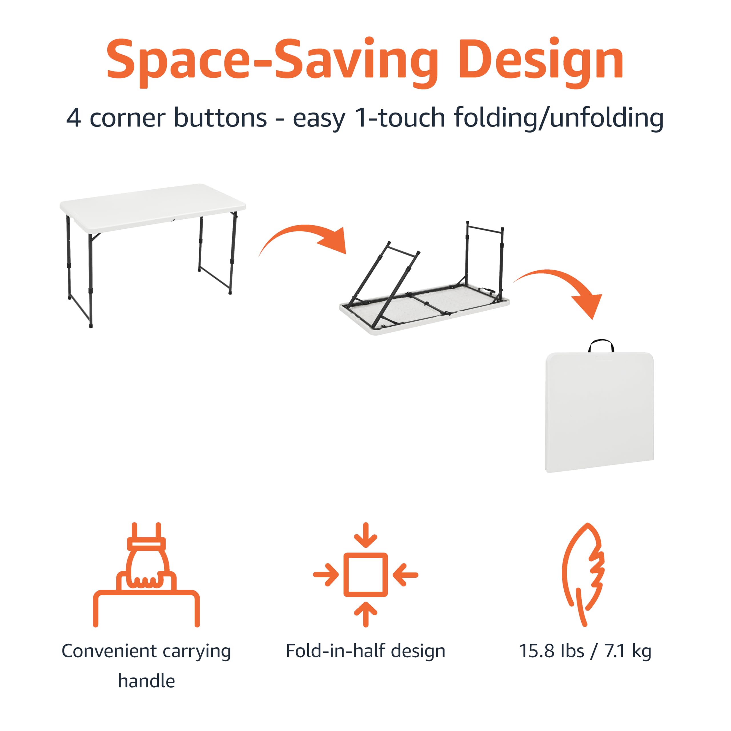 Amazon Basics protective foot caps safeguard floors during indoor and outdoor use.