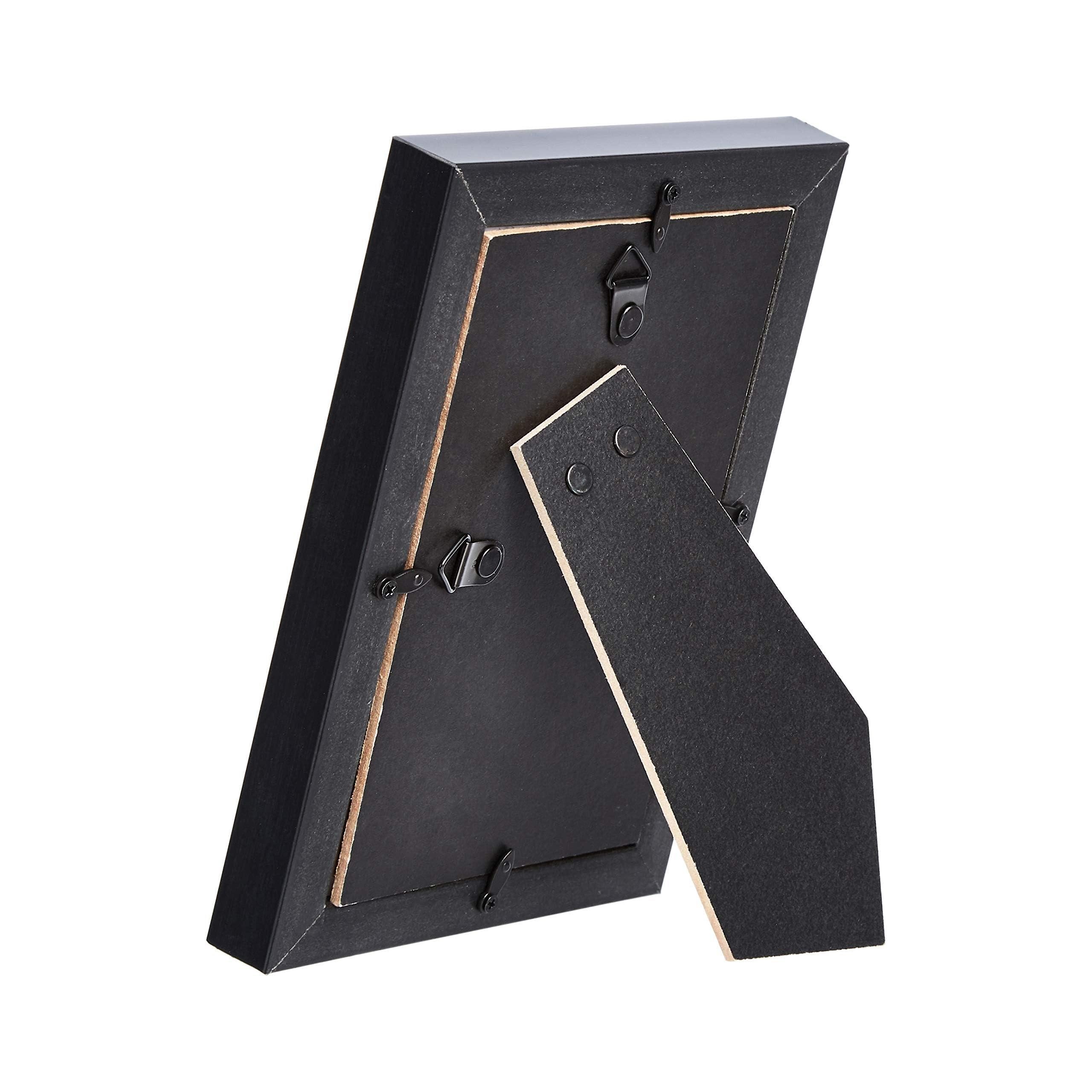 Amazon Basics black 6x4 frame with a sleek, classic design for photos.
