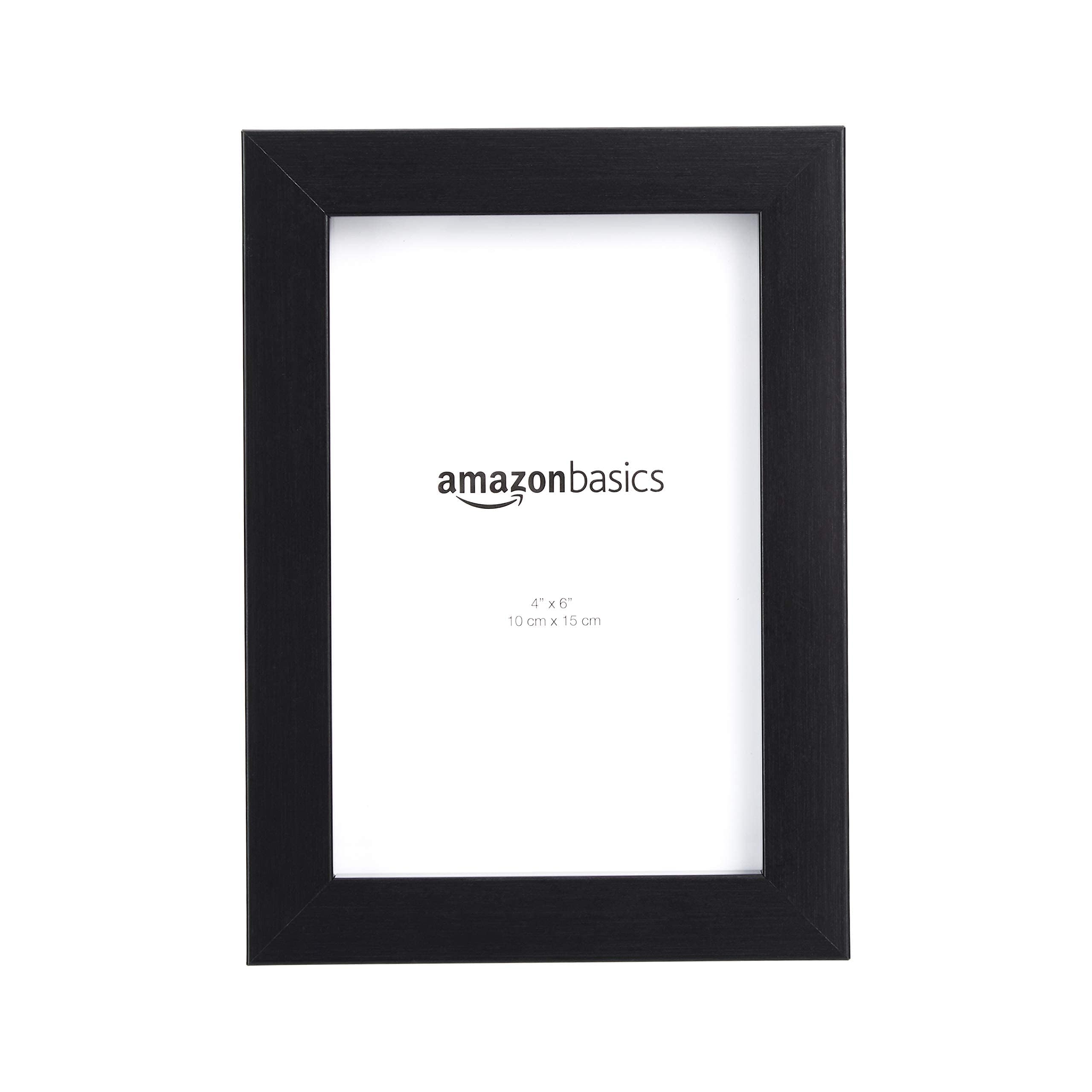 Amazon Basics 6x4 frame on a desk using the easel-back for tabletop display.