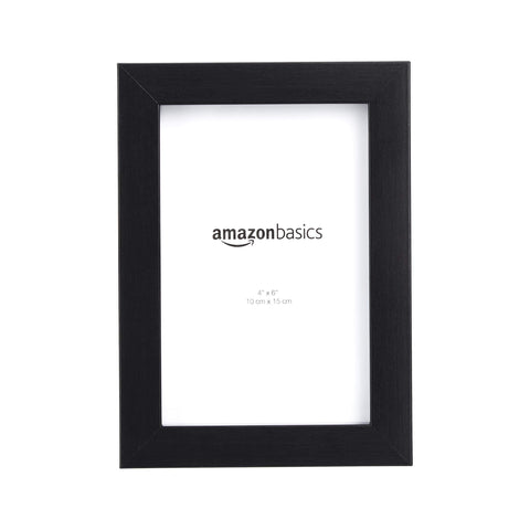 Amazon Basics 6x4 frame on a desk using the easel-back for tabletop display.
