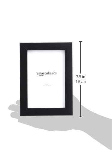 Amazon Basics 6x4 frame with wall hooks ready for easy mounting