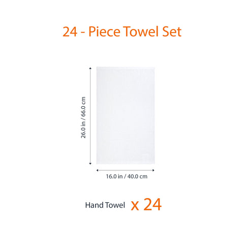 Amazon Basics reinforced edges towel designed to resist unraveling during cleaning.