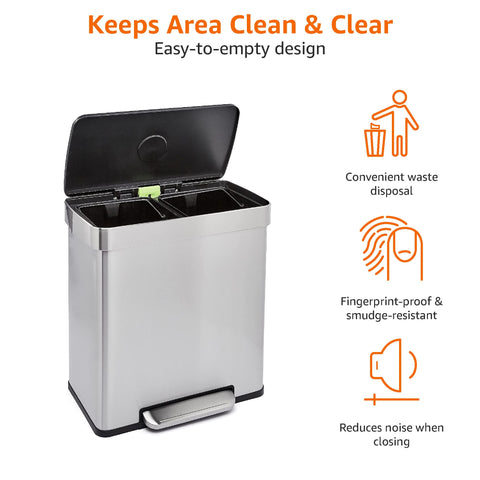 Soft-close lid for quiet operation and longer life