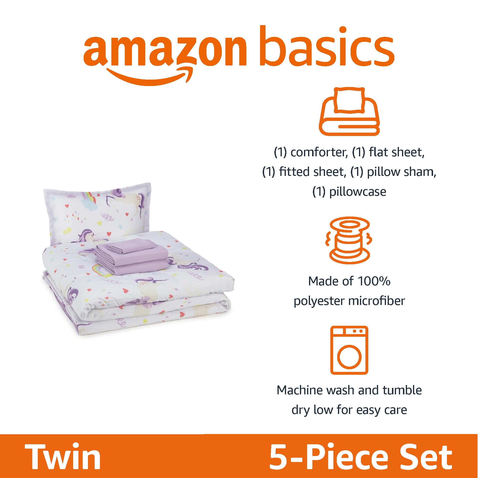 Amazon Basics soft microfiber flat sheet highlights plush feel