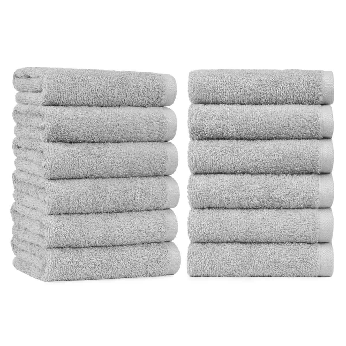Amazon Basics soft texture gray hand towel ideal for gym or bath use