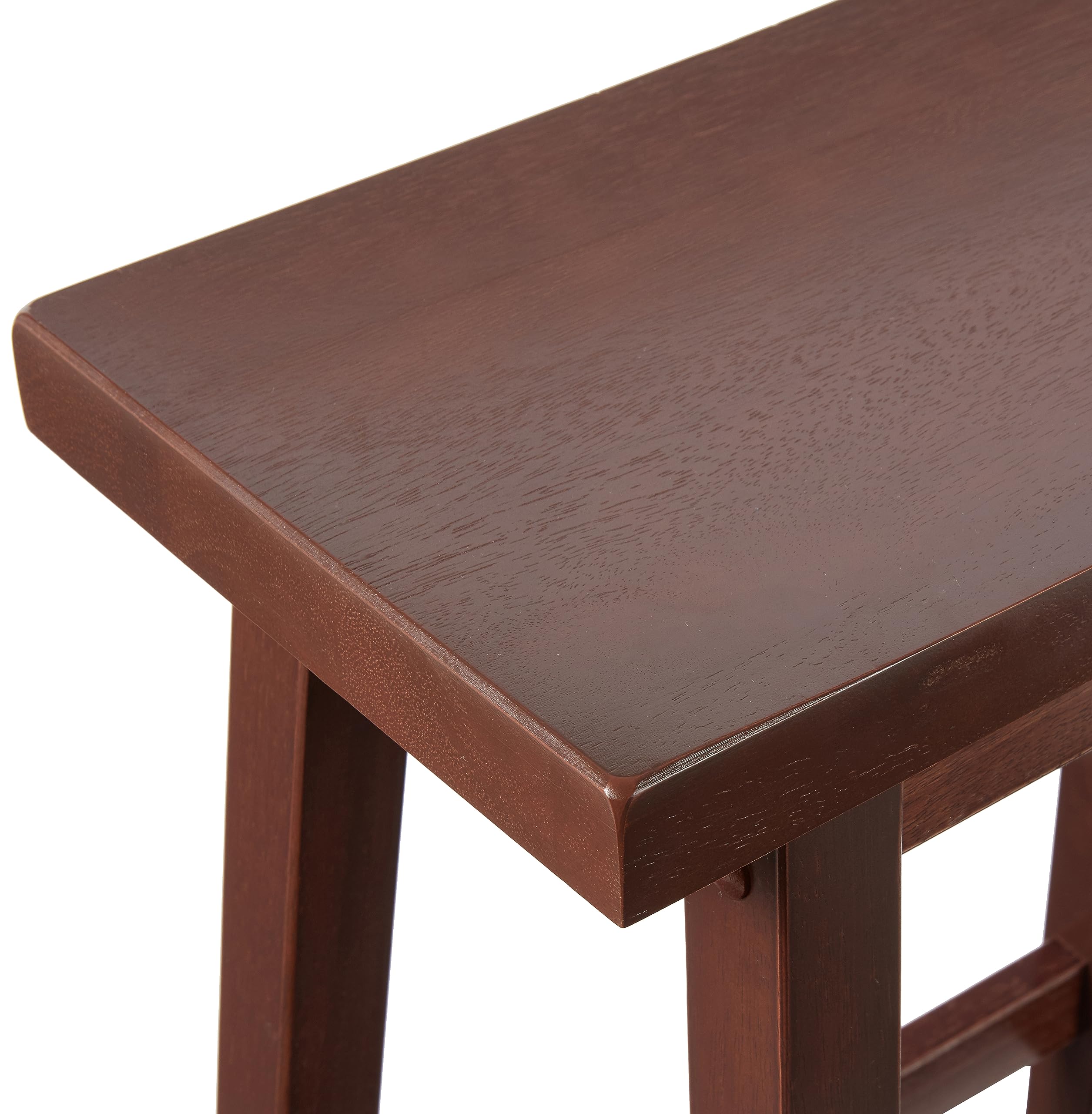 Amazon Basics stool dimensions image shows 24-inch seat height for tall counters.