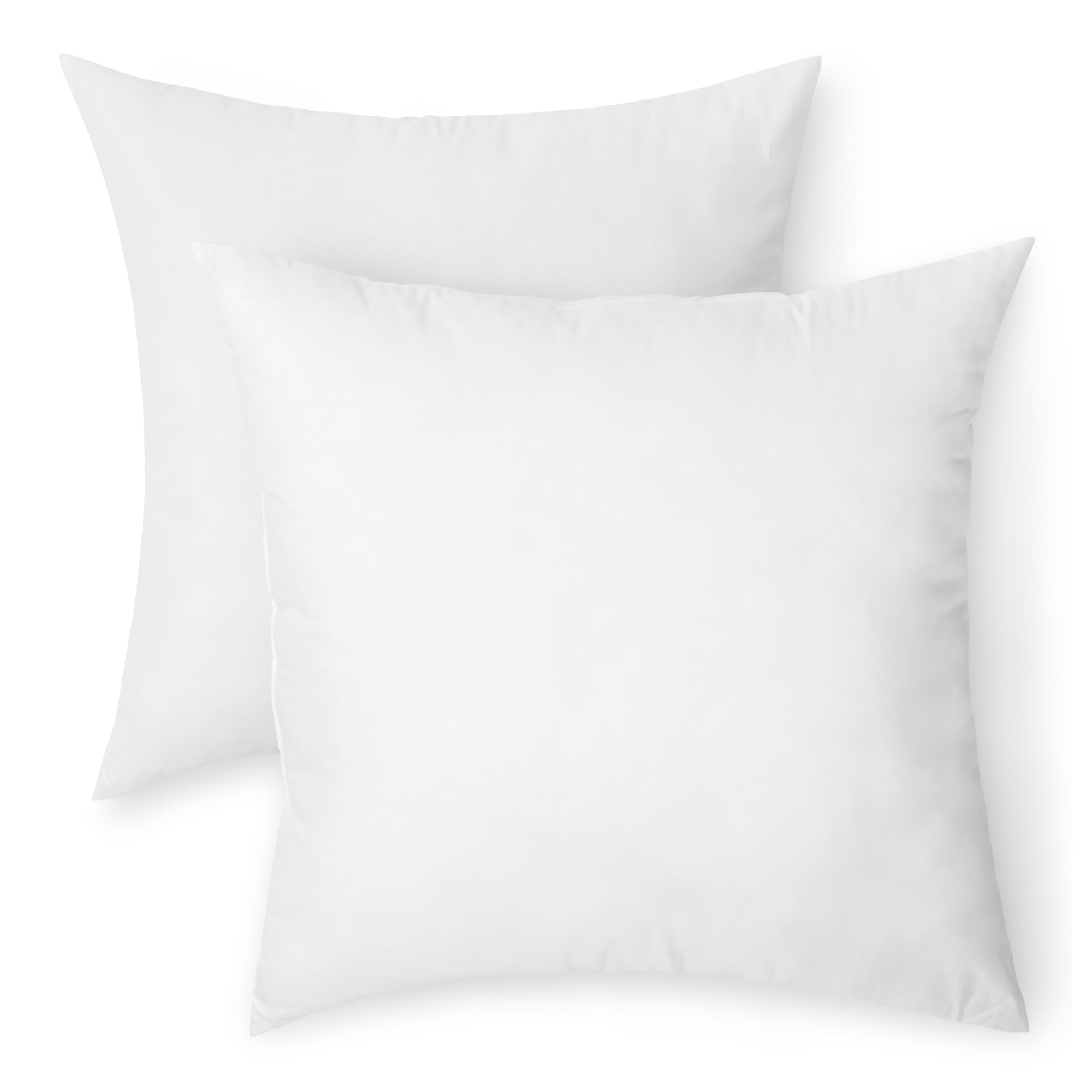 Amazon Basics square pillow insert 26x26 inches for plush decor on chairs and couches.