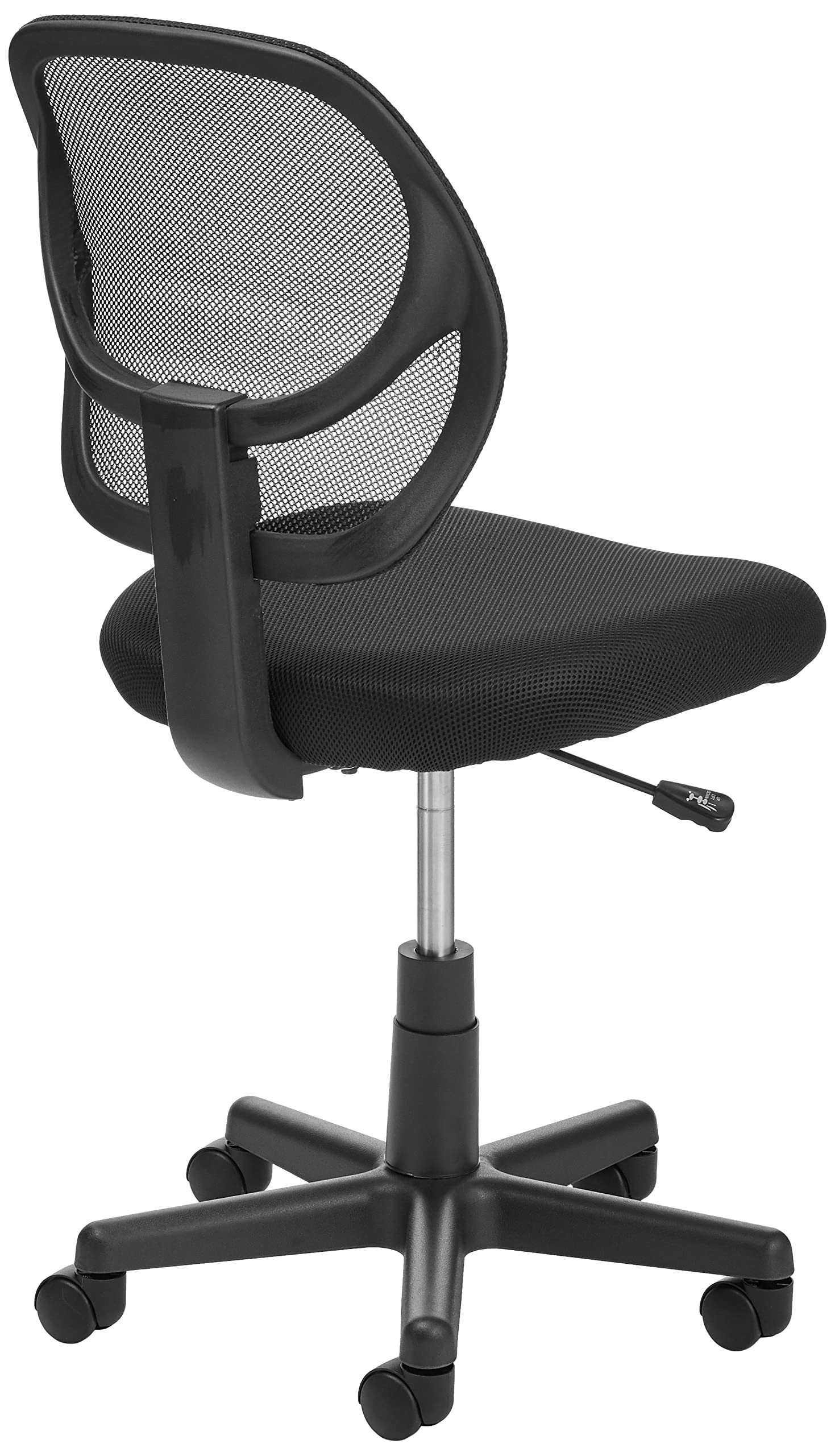 Amazon Basics sturdy desk chair supports up to 275 pounds for reliable daily use.