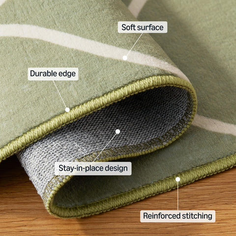 Soft plush texture close-up showing dense shag underfoot