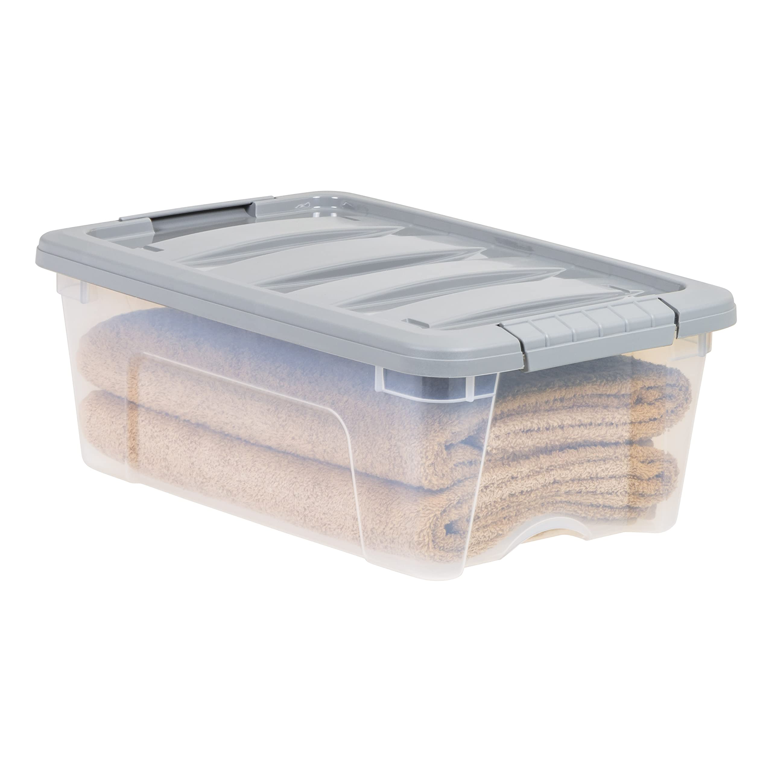 Amazon Basics under-bed storage bin ideal for concealed organization.