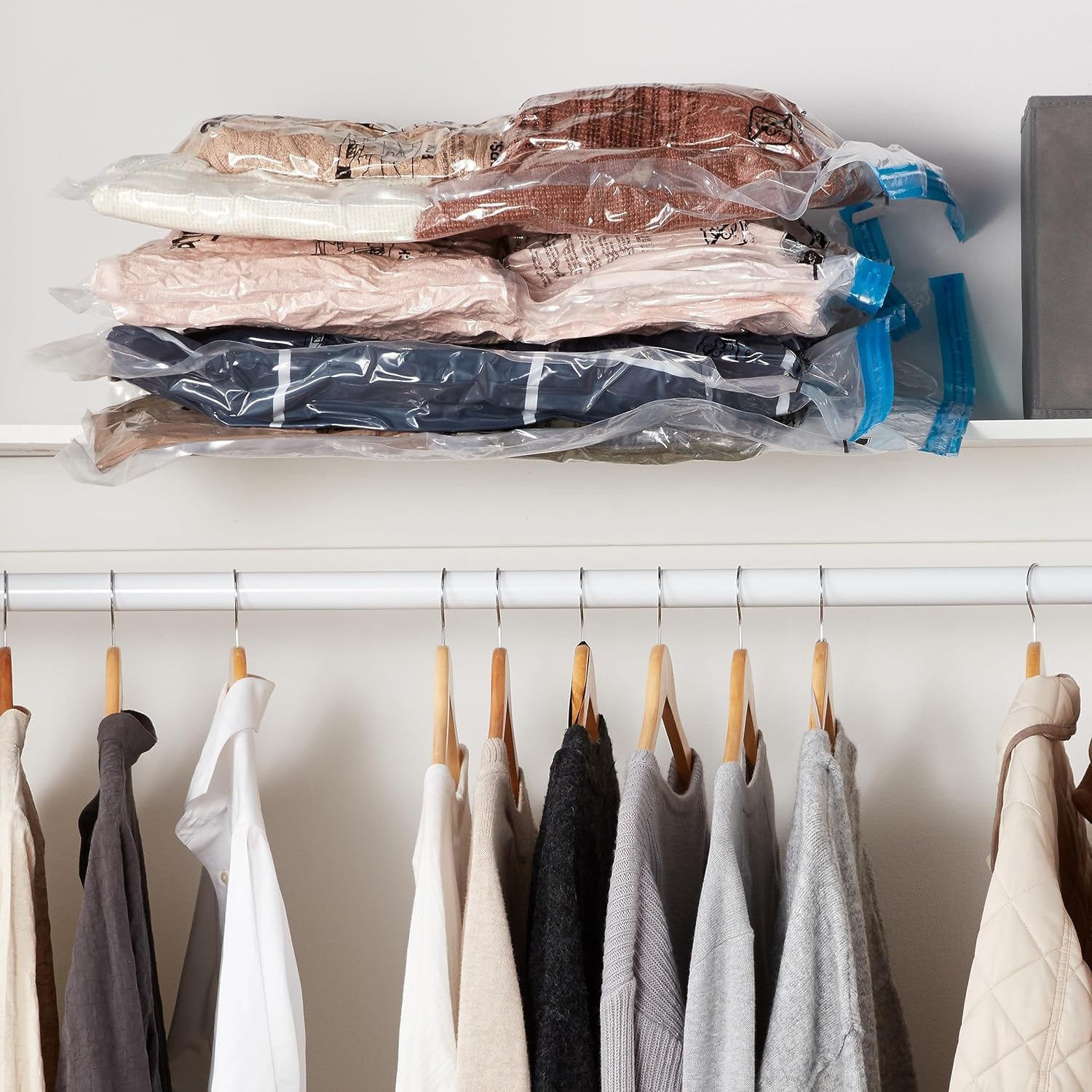 Amazon Basics vacuum bags use tear-resistant material for durability
