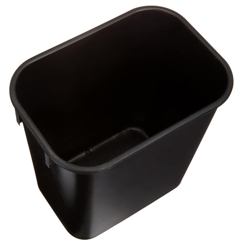 Amazon Basics 3-gallon wastebasket with smooth surface for effortless cleaning