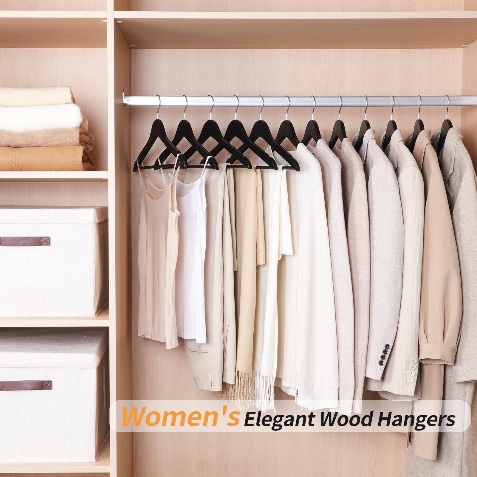 Amazon Basics FSC-certified hanger underscores sustainable sourcing for wardrobes.