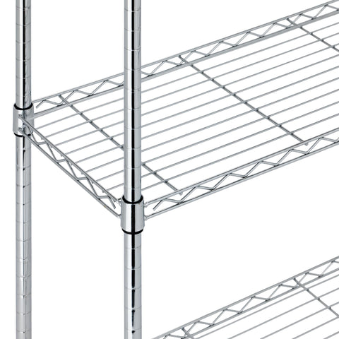 Amazon Basics adjustable shelves optimize tall items with 1-inch increments