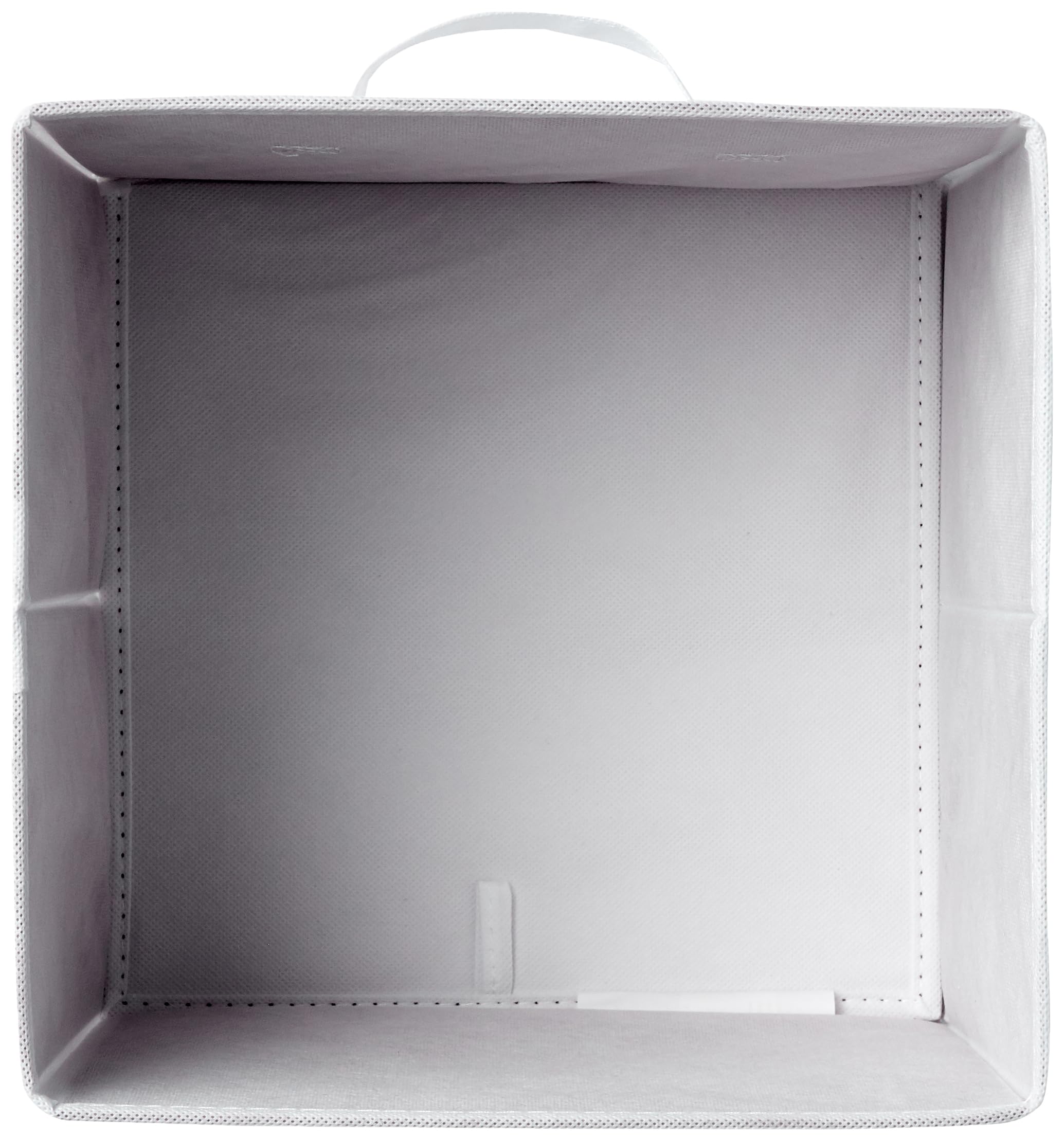 Amazon Basics collapsible bins used as drawers in a cubby organizer.
