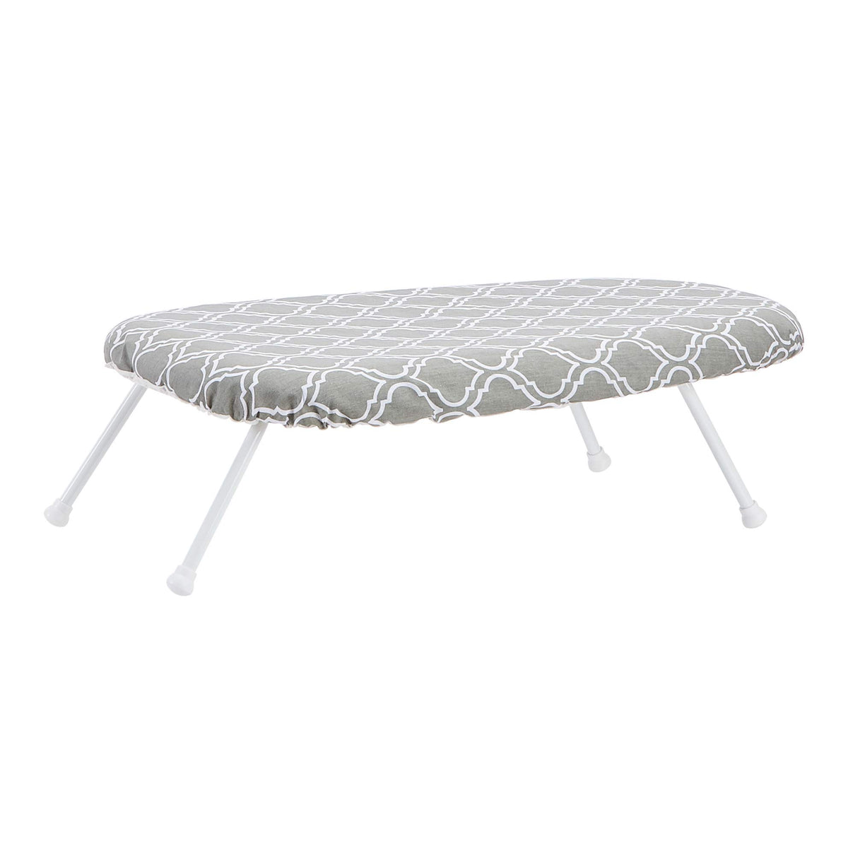 Amazon Basics foldable tabletop ironing board with folding legs for space-saving ironing