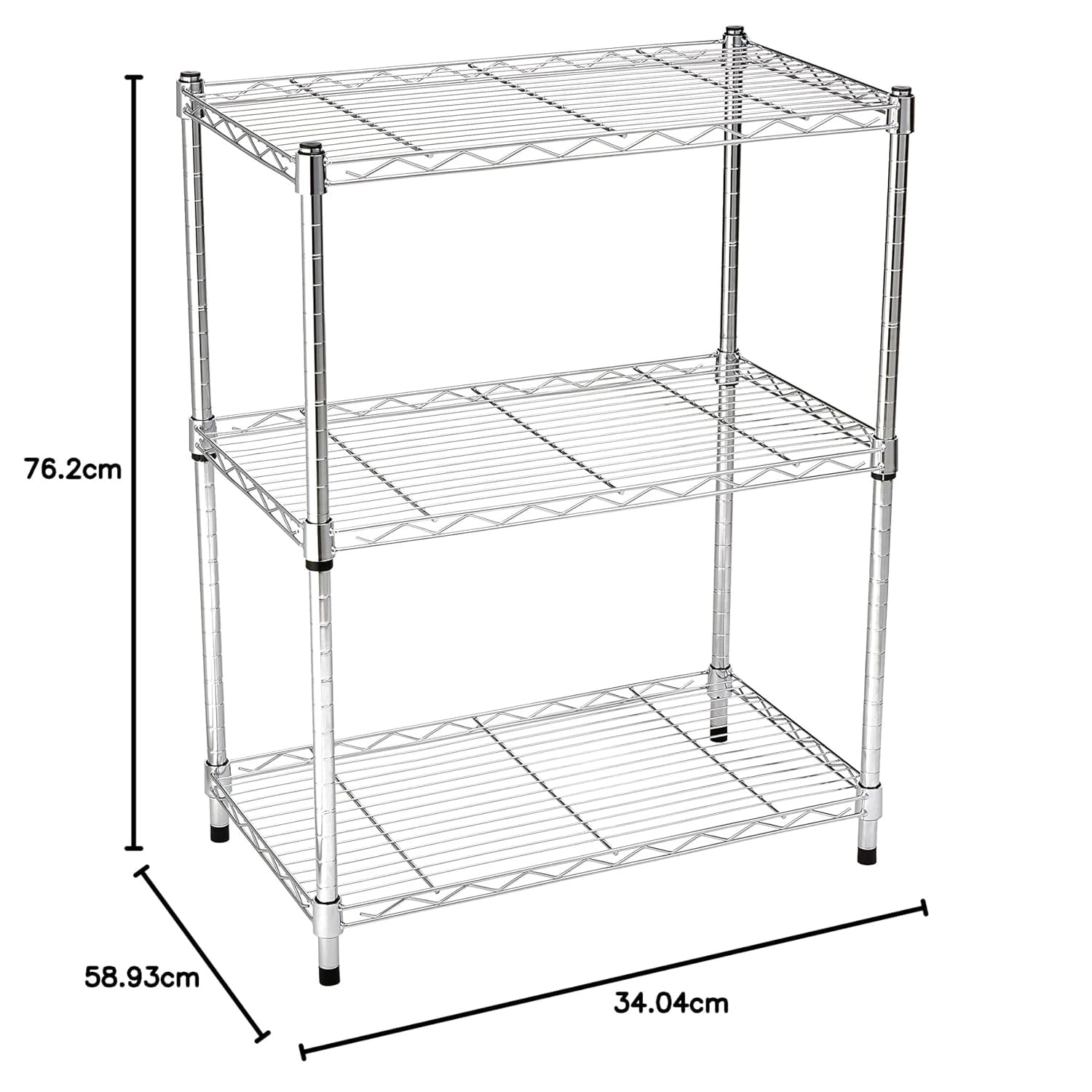 Amazon Basics no-tools assembly design enables quick setup.