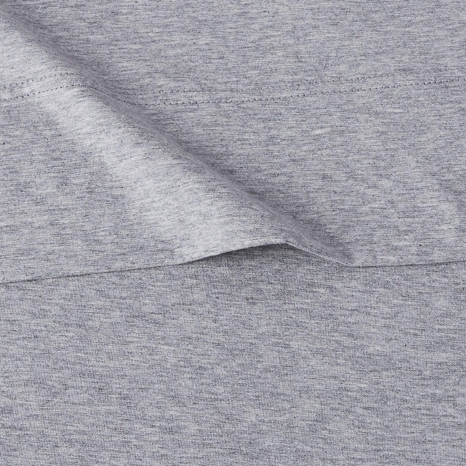 Amazon Basics sheets stay in place with secure elastic edges.
