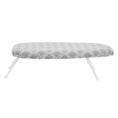 Amazon Basics trellis removable cover on ironing board enables easy cleaning and heat distribution