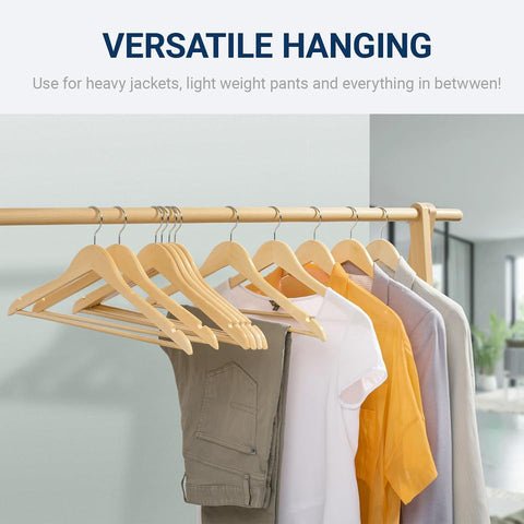 Amber Home anti-rust chrome hook swivels for easy closet access.