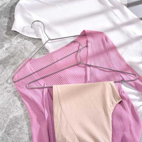 Amber Home versatile hangers for bathroom, bedroom, and laundry organization