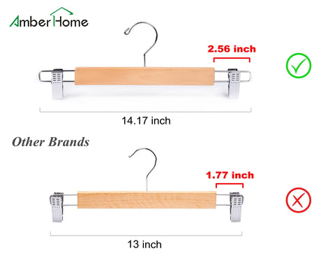 Amber Home chrome swivel hook enables easy garment access