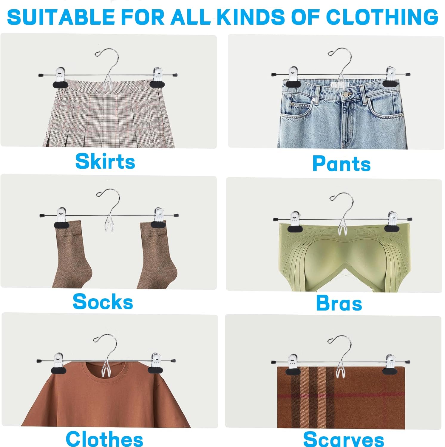 Amber Home integrated hook neatly holds belts or scarves.