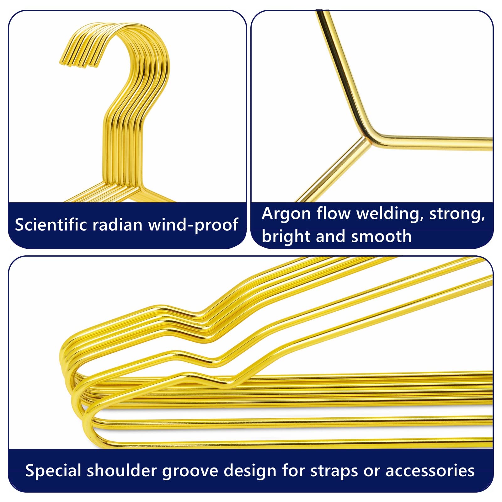 Amber Home versatile hanger area for pants and shirts in one unit.