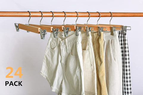 Amber Home wrinkle-free pants hanger keeps outfits neat