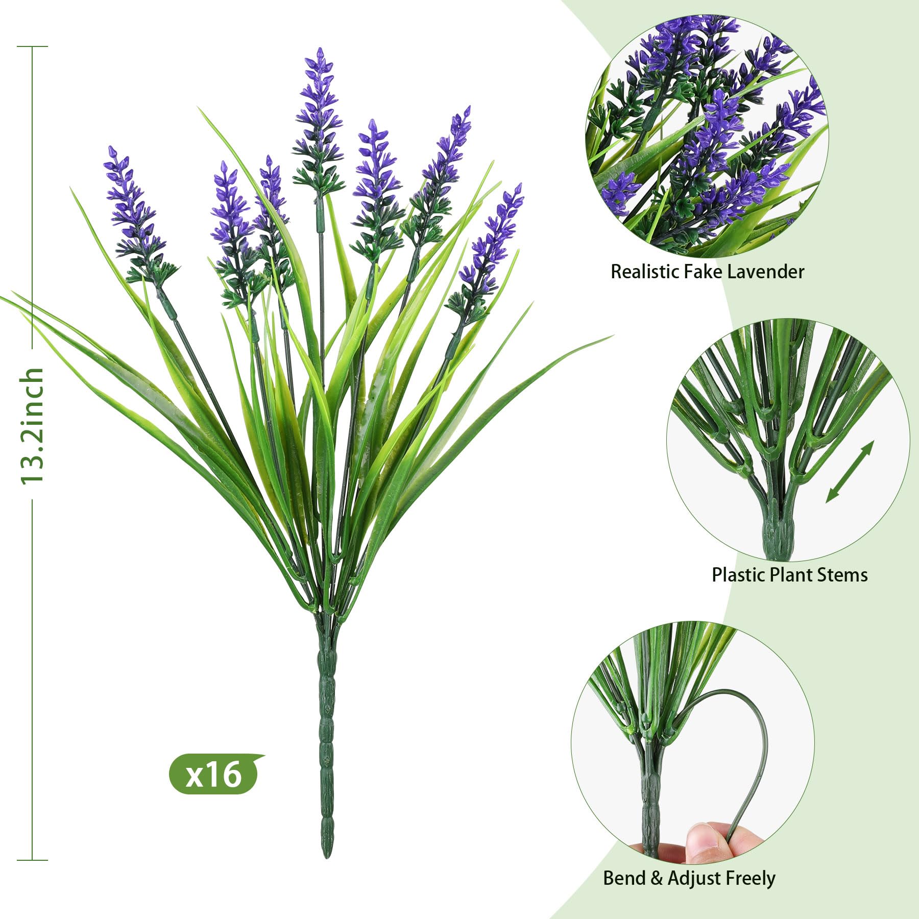 AmberFun bendable stems enable custom arrangements in baskets and borders
