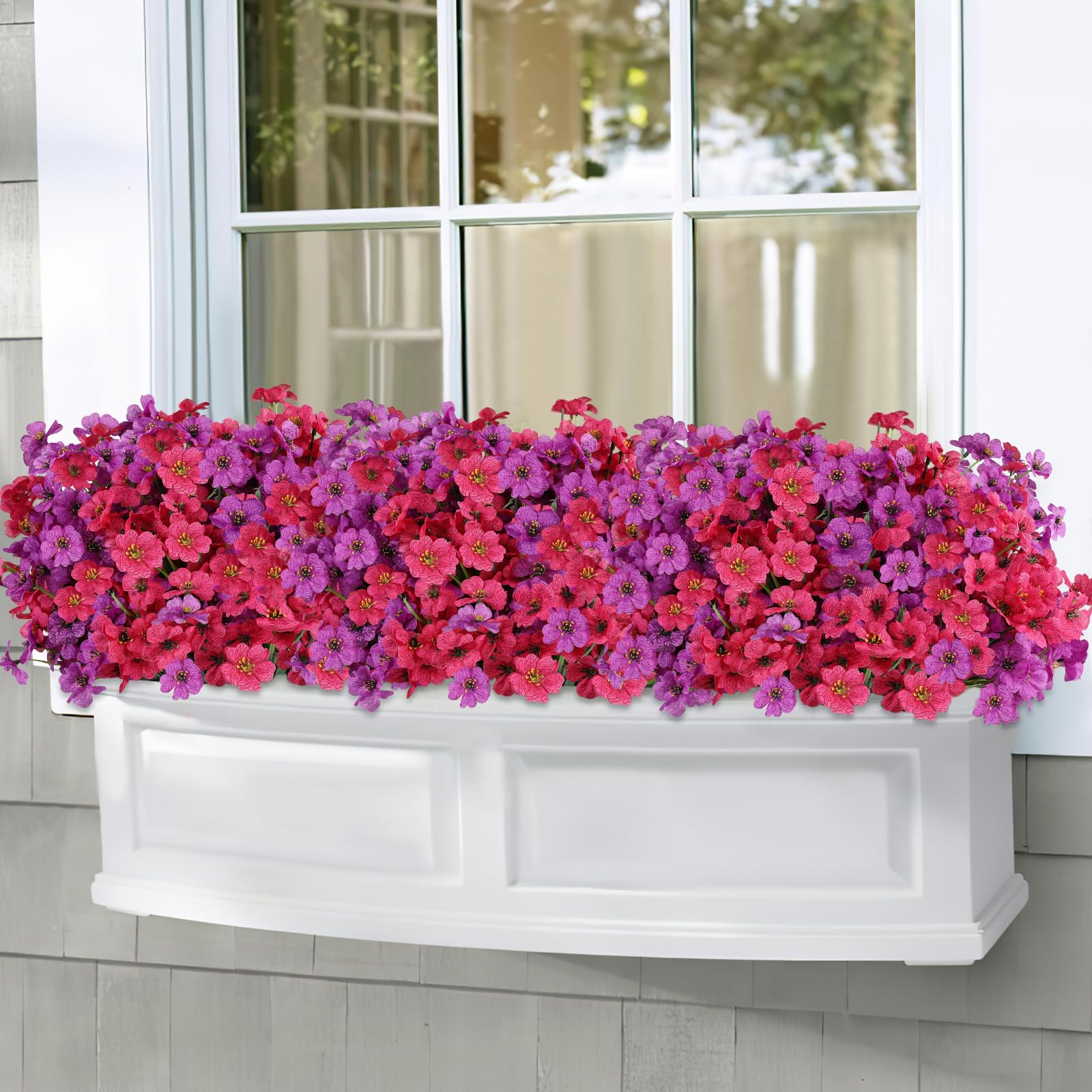 AmberFun practical sizes fit planters, vases, or hanging baskets with flexible stems.