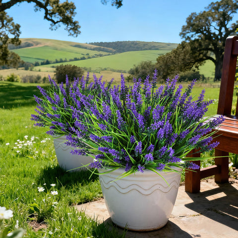 AmberFun easy-care faux plants offer year-round greenery with no upkeep