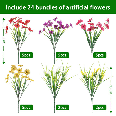 AmberFun lavender bundles adding year-round color to window boxes and patio