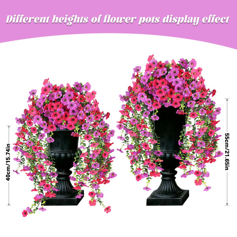 AmberFun weatherproof blooms resist rain and sun for lasting beauty.