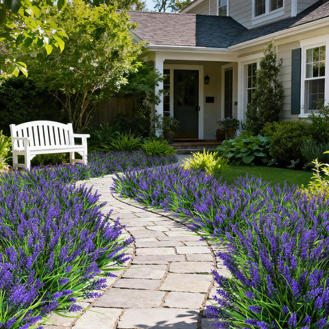 AmberFun porch and balcony decor with realistic textures for curb appeal