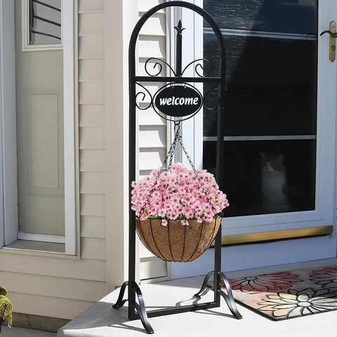 AmberFun ultra-realistic silk petals outdoor flowers add natural-looking charm.
