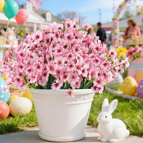AmberFun waterproof flowers maintain vivid hues even in moisture-prone spaces.