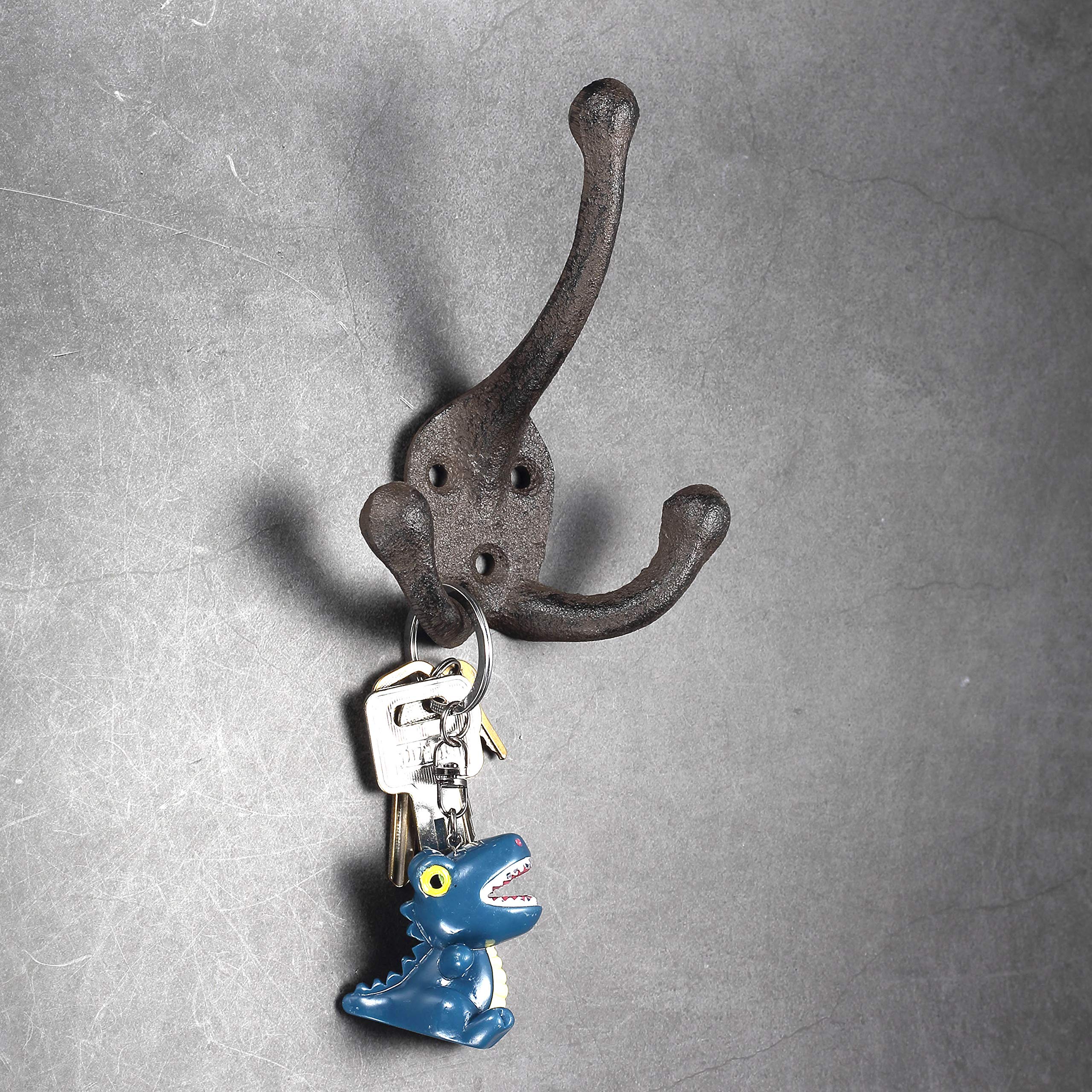 Ambipolar TriLeg outdoor-ready hook withstands weather when mounted outside.