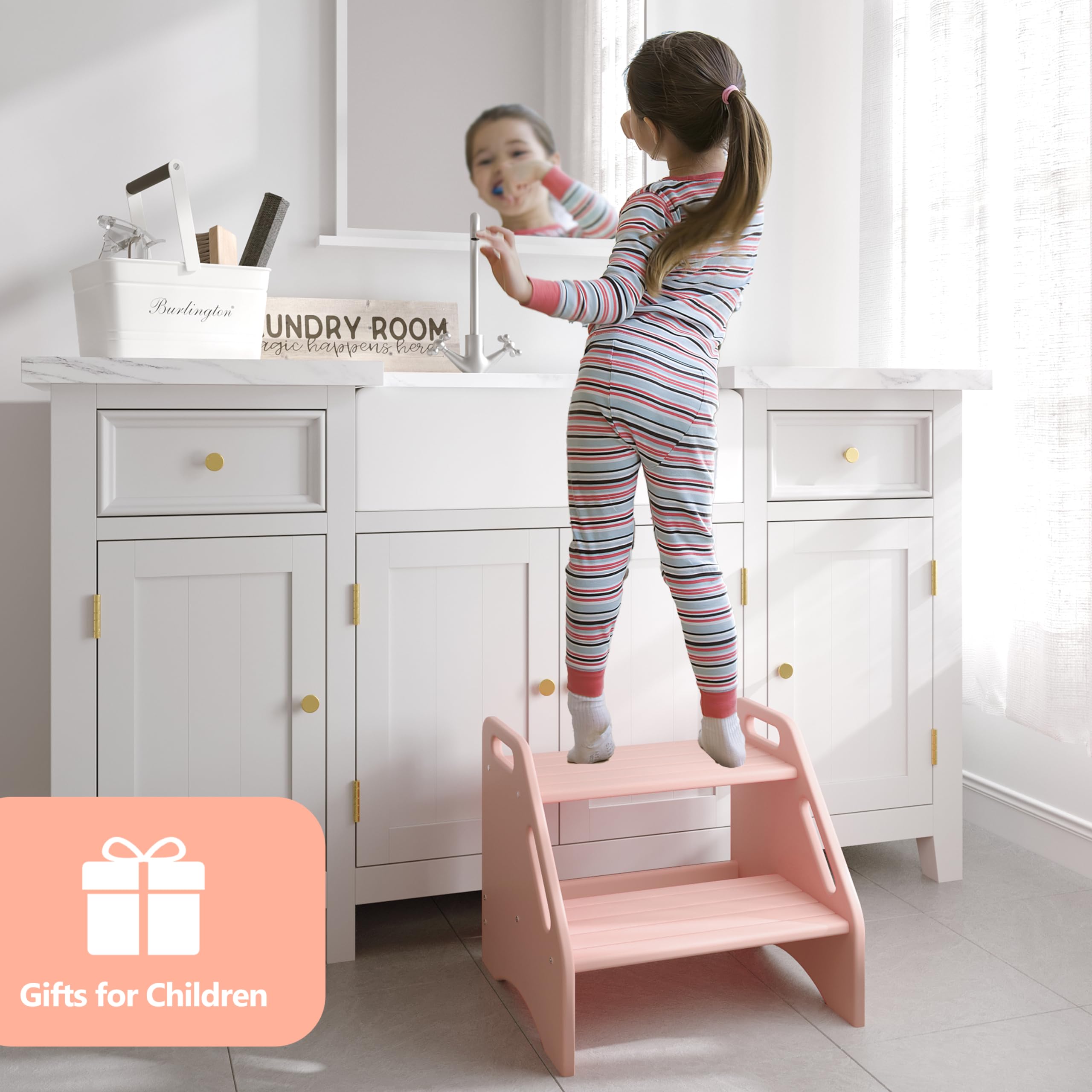 AMBIRD sturdy potty training support for bathroom routines