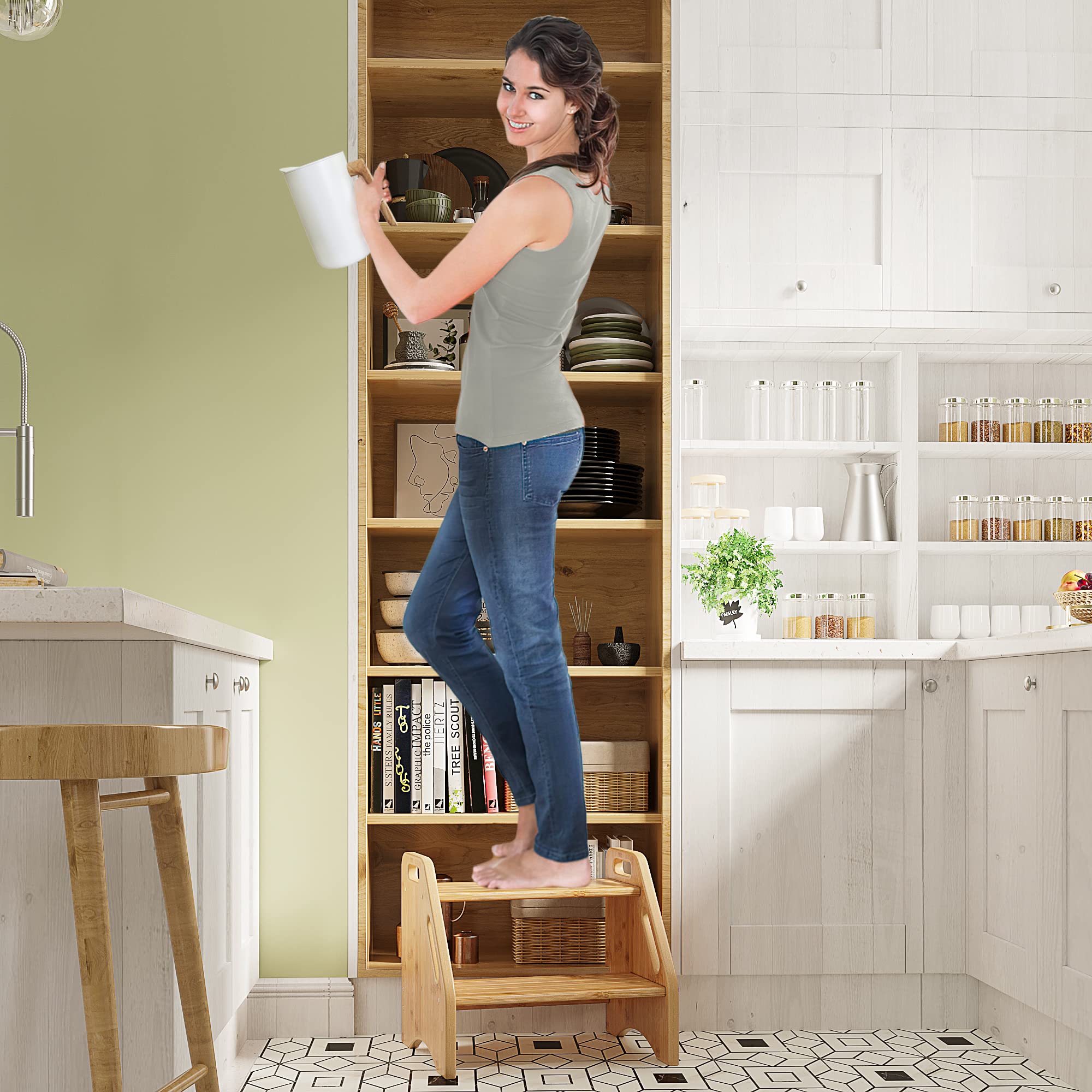 AMBIRD installation-ready stool includes instructions and hardware.