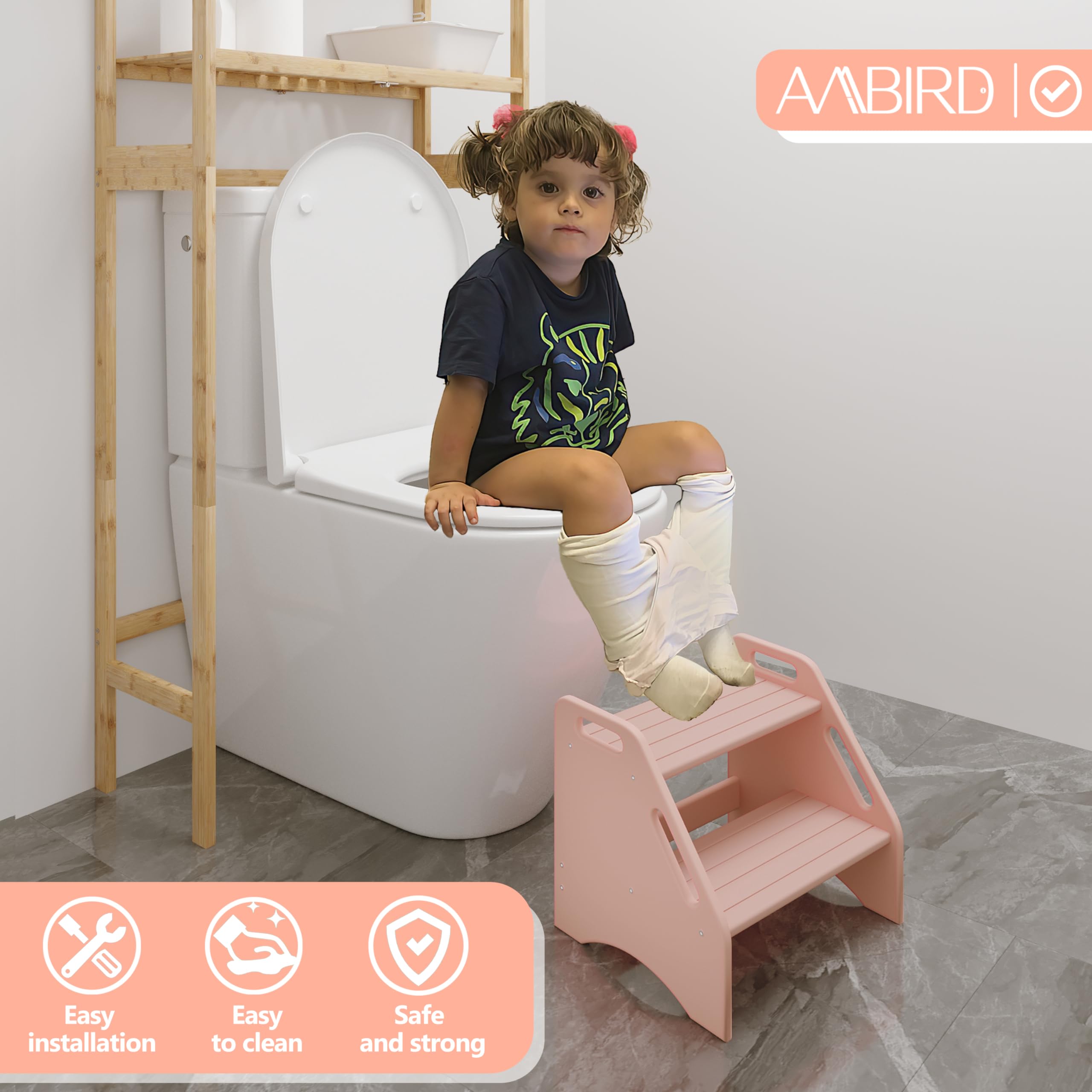 AMBIRD non-slip pads bottom emphasize secure grip on floors