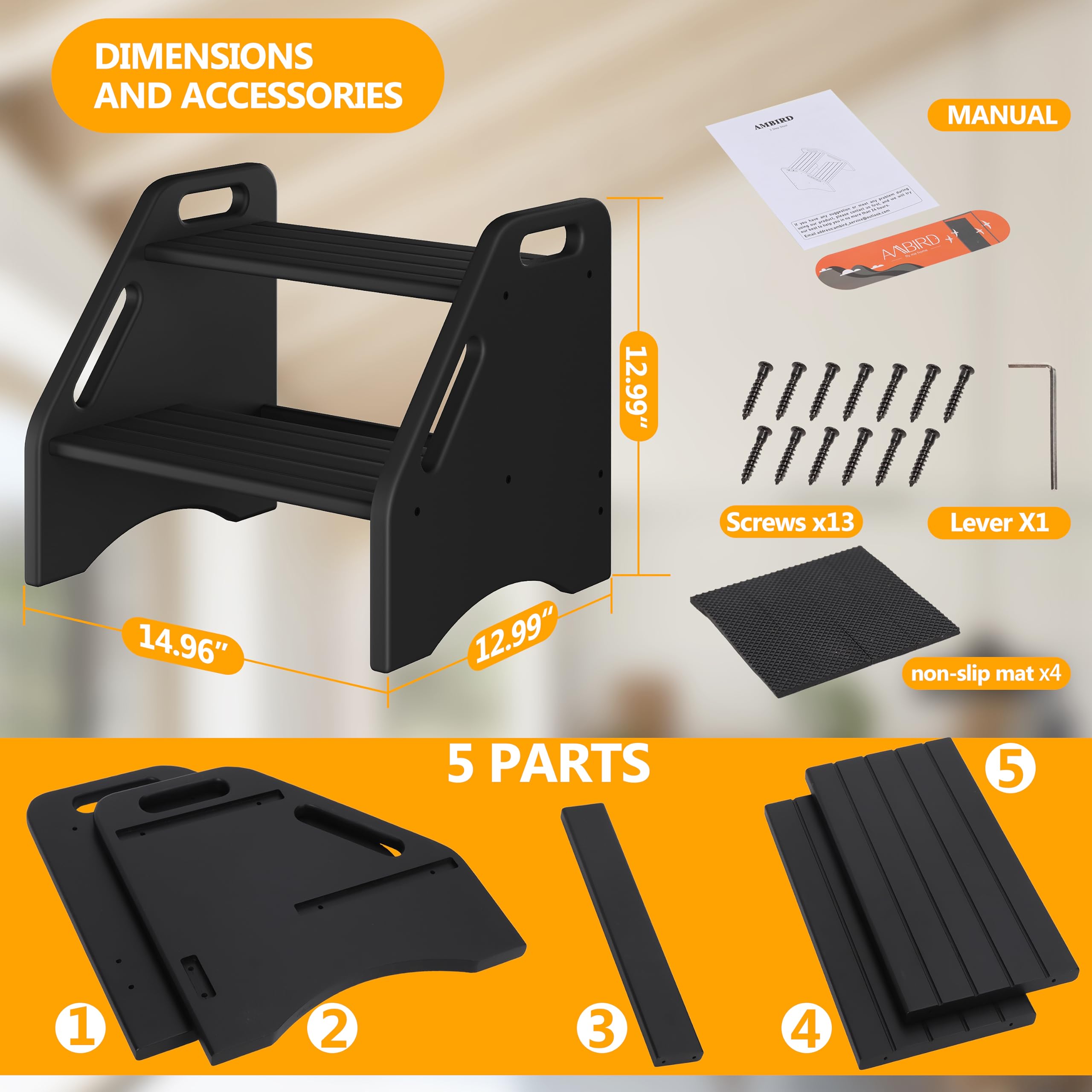 AMBIRD assembly kit included for quick setup.