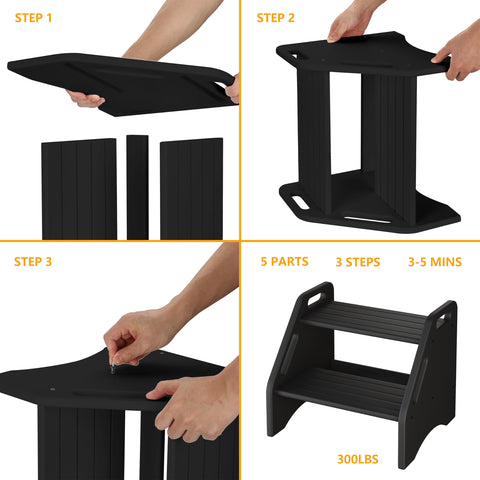AMBIRD stool ideal for kitchen and bathroom tasks.
