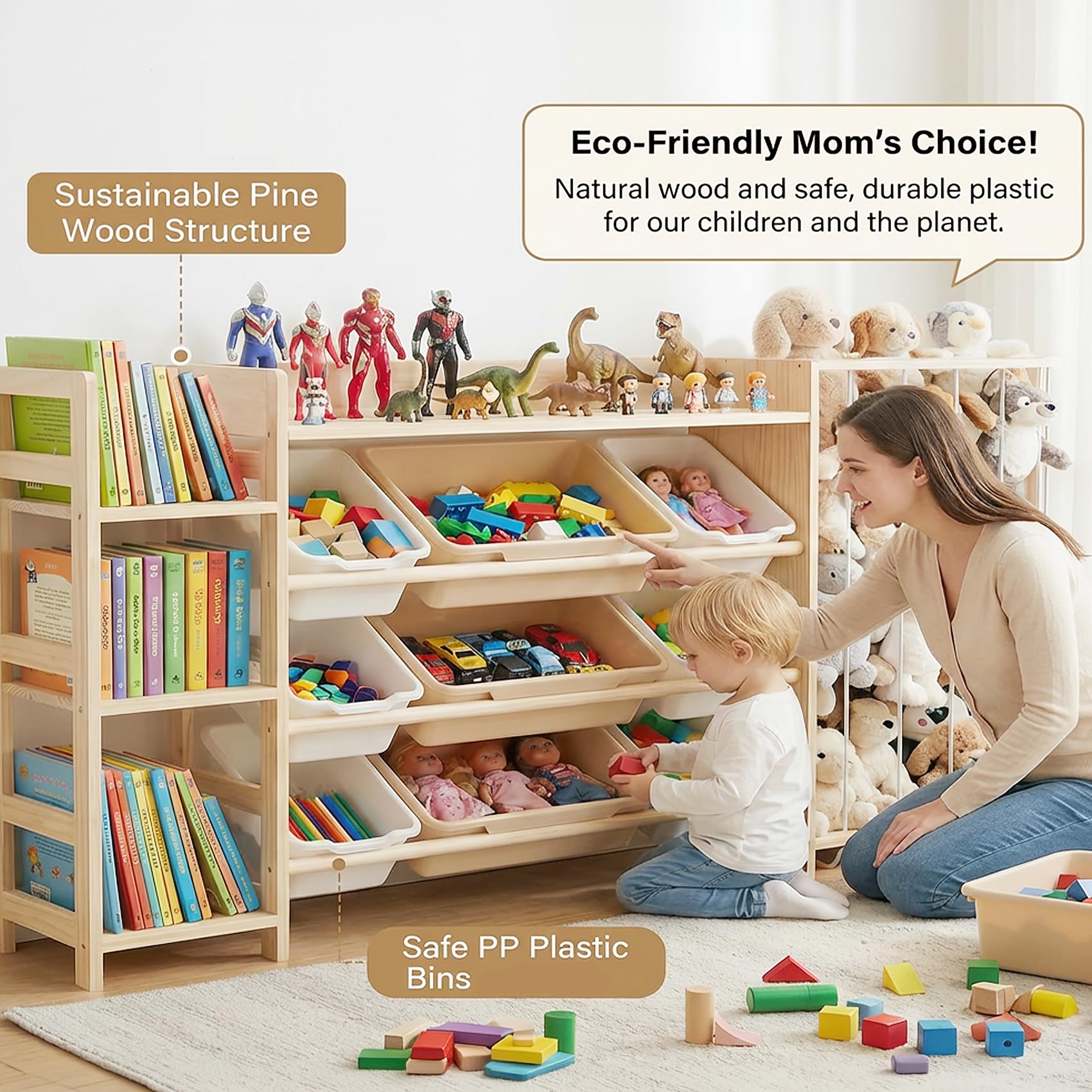 Amdermi easy-clean finish simplifies maintenance after playtime.