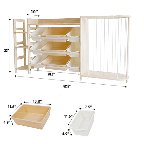 Amdermi natural wood frame emphasizes durability and safe design for nurseries.