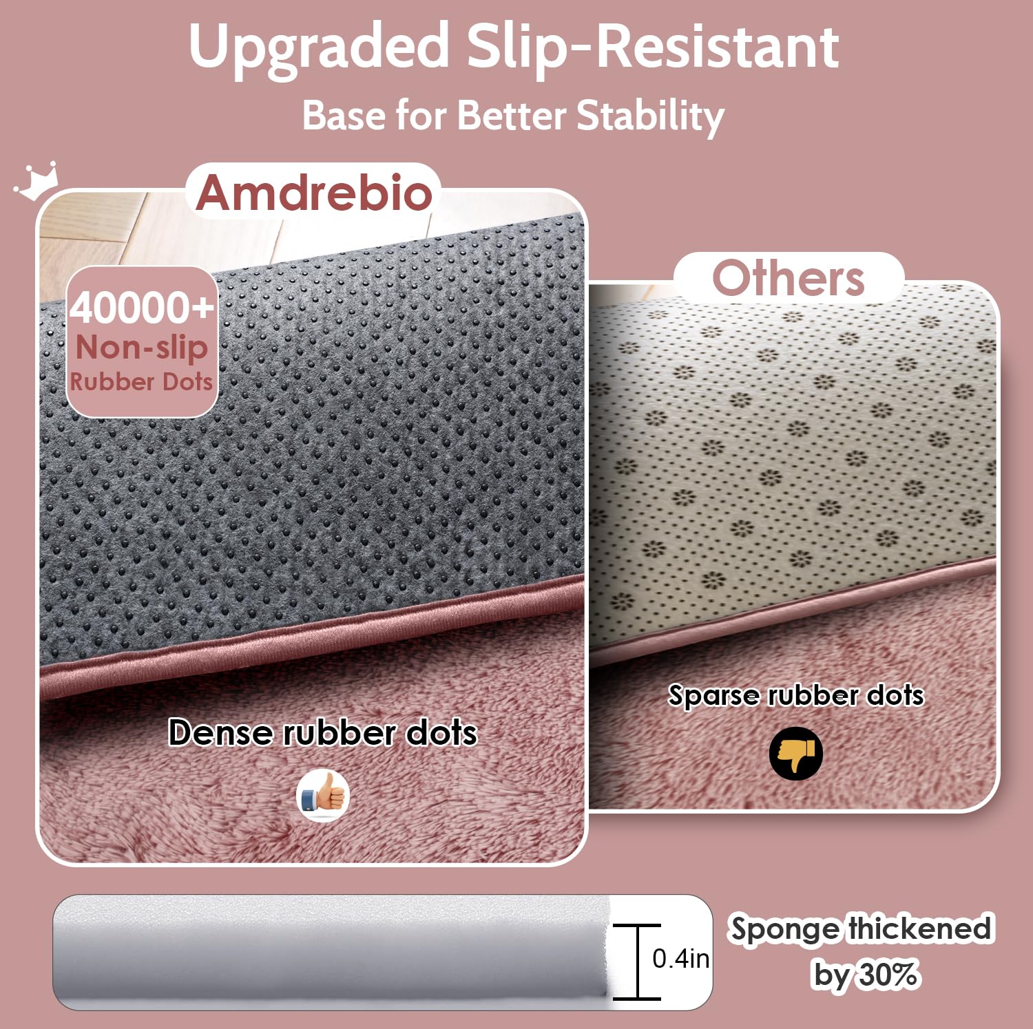 Amdrebio blush round rug creates a soft, inviting ambiance for family time