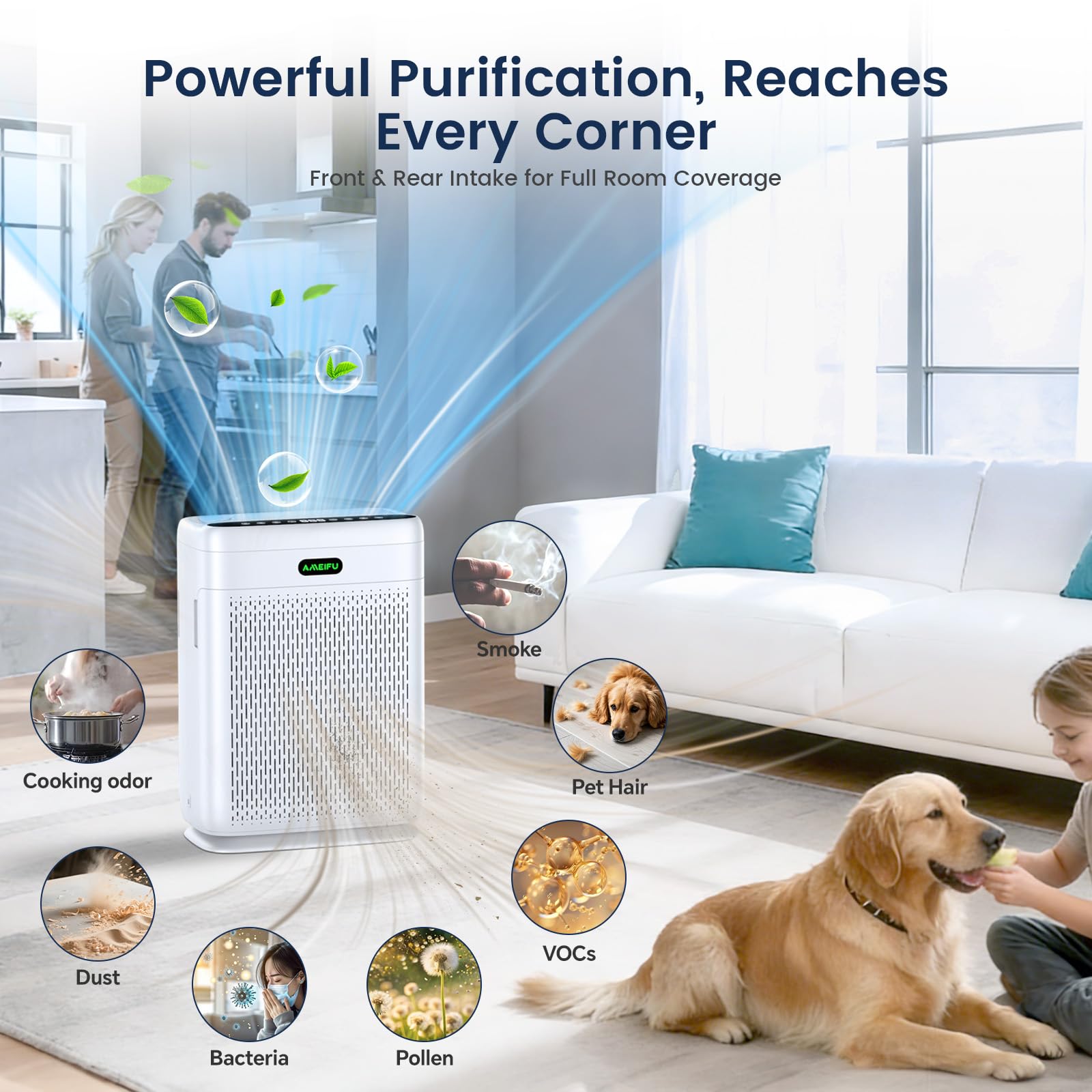 AMEIFU 15 dB sleep mode with aromatherapy for quiet nights
