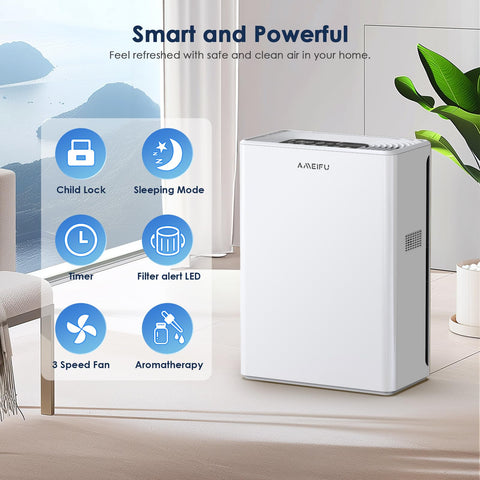 AMEIFU child lock prevents accidental changes for families
